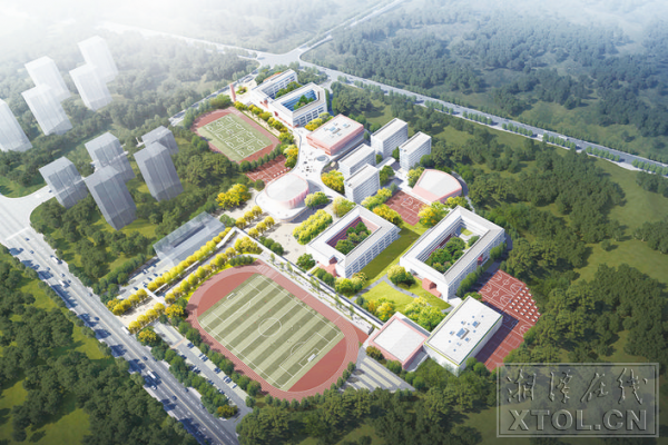 湘潭大學附屬實驗學校。（效果圖）